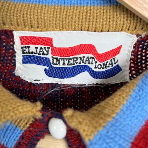 Vintage Eljay International 70's Knit Sweater Longsleeve *Dimensions in Picture* - Picture 3 of 6